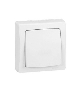 Oteo Interrupteur Bipolaire Saillie complet Blanc