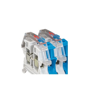 Ecran de protection pour bloc jonc Viking 3 vis - 1P - 1entrée/1sortie - pas 5/6