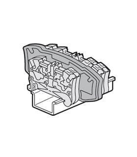 Cloison de séparation bloc jonc Viking 3 à ressort - 1-2 entr/1-2 sort - pas 5/6