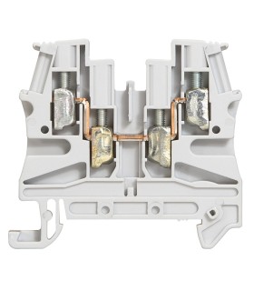 Bloc jonc Viking 3 à vis - 1 jonc/2 entrées/2 sorties - gris - pas 6