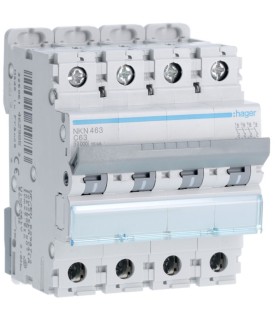 Disjoncteur 4P 10-15kA C-63A 4 m