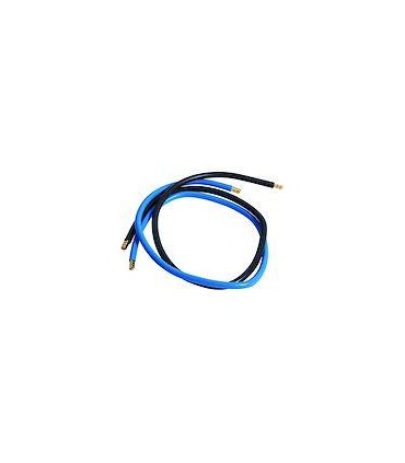 Jeu de 2 conducteurs 16mm² bleu+noir L 650mm
