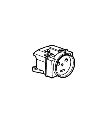 Prise modulaire LEGRAND 20 A - 400 V~ - 2P+T - à éclips