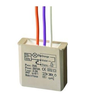 Minuterie Encastrable Filaire 500W 230v