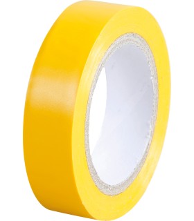 Ruban Adhésif isolant Jaune 15mm x10m Eur'ohm
