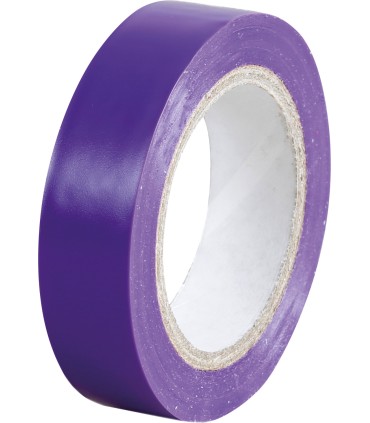 Ruban Adhésif isolant Pourpre 15mm x10m Eur'ohm