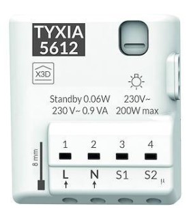 Récepteur éclairage radio TYXIA 2 voies marche/arrêt X3D (nano)