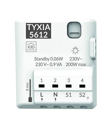Récepteur éclairage radio TYXIA 2 voies marche/arrêt X3D (nano)