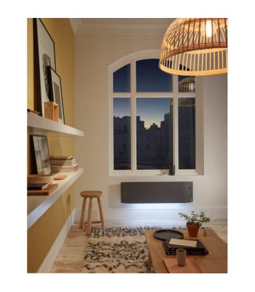 Radiateur plinthe Divali 1500W ATLANTIC connecté pilotage intelligent  gris étoilé