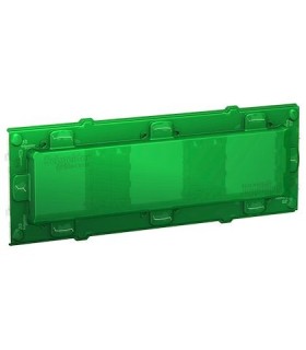 Unica - support de fixation 6-8 mod / 3 postes + protection chantier - zamac