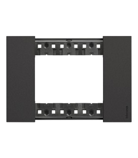 Plaque de finition Living Now Collection Les Noirs 3 modules finition Noir