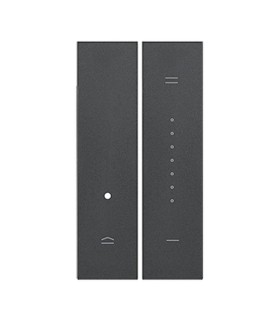 Enjoliveur Living Now pour variateur 2 modules - noir