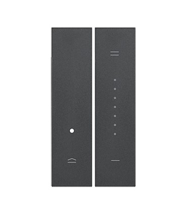 Enjoliveur Living Now pour variateur 2 modules - noir