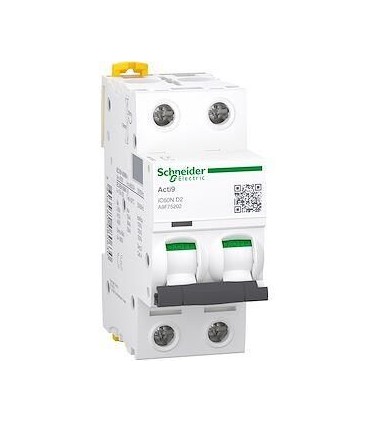 Disjoncteur IC60N 2P 2A Courbe D Schneider Electric ACTI 9