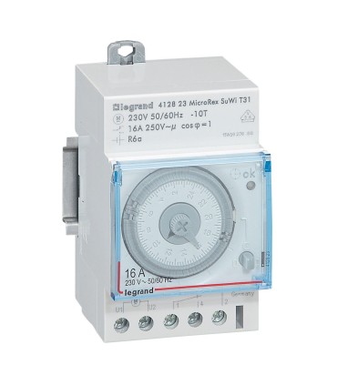 Interrupteur Horaire Analogique Journalier Legrand Auto 3 modules