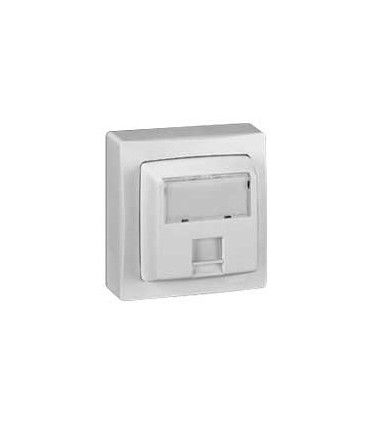 Prise Informatique RJ 45 cat. 6 FTP Saillie Legrand Blanc Complet
