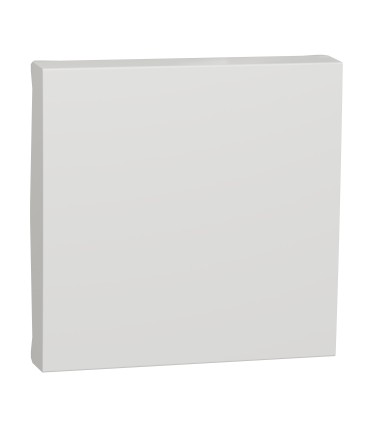 Unica enjoliveur interrupteur ou bouton-poussoir - 2 mod - Blanc antimic