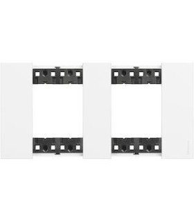 Plaque de finition Living Now Collection Les Blancs 2x2 modules Blanc