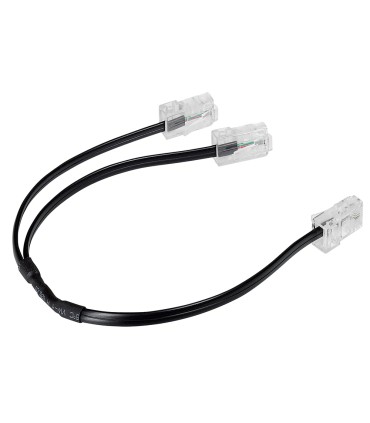 Cordon double RJ 45 téléphone - pour coffrets basiques avec brassage