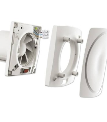 Extracteur individuel continu intelligent hygro diam. 100 Atlantic Curv Genius 100 iH