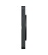 Plaque Odace Touch Anthracite 3 postes horiz. ou vert. entraxe 71mm