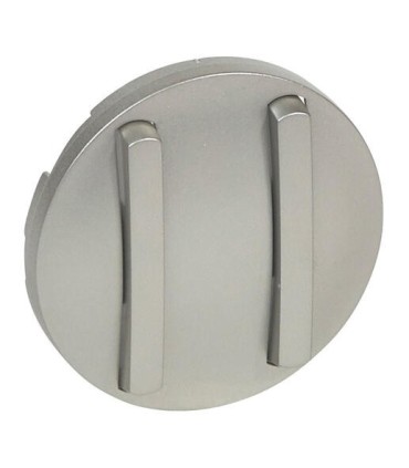 interrupteur Va-et-vient Double doigt Etroit complet Legrand Celiane Basalte Poudré