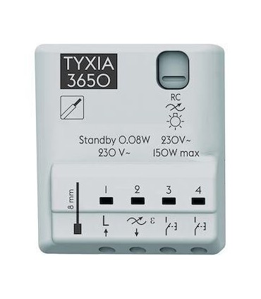 Récepteur variation éclairage nanomodule filaire Tyxia 3650 - Sans neutre