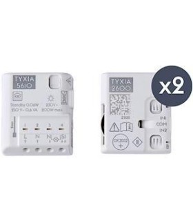 Pack va-et-vient éclairage (1 récepteur + 2 émetteurs pile) TYXIA 511