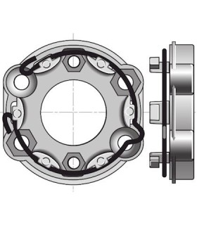 Support universel pour moteur de volet roulant LT 50 et LT60