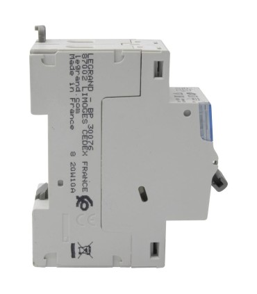 Inter diff DX³-ID 63A - type AC - 30mA vis/vis - 2P- 230V~ départ bas - 2 m