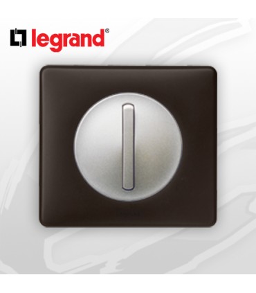 Poussoir doigt étroit complet Legrand Céliane Basalte Poudré