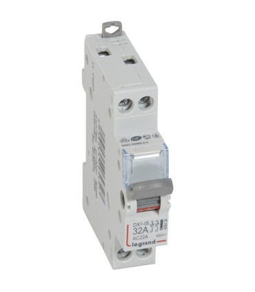 Interrupteur sectionneur DX³-IS 32 A  - 2P - 400 V~ vis/vis - 1 m