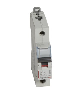 Disj DX³ 6000 -10 A - 10 kA - courbe C  vis/vis - U+N - 230V~ 1m