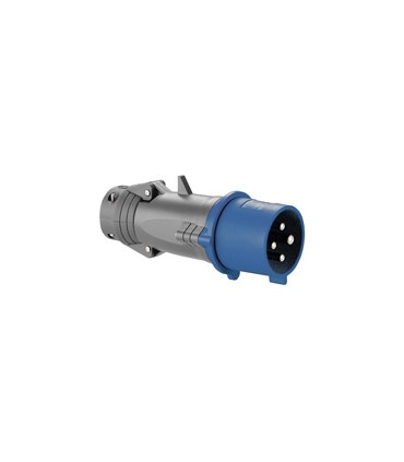 Fiche droite Hypra - IP44 - 16 A - 200/250 V~ - 3P+T