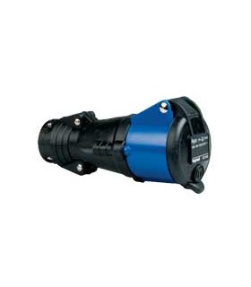 Prise mobile Hypra - IP44 - 16 A - 200/250 V~  2P+T Caoutchouc