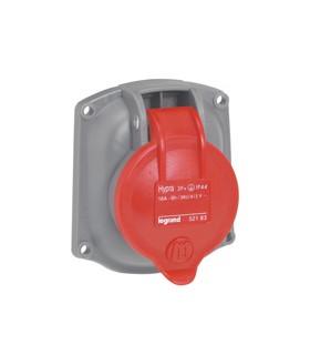 Prise Hypra -IP44- 32 A - 380/415 V~ 3P+T - rempl M-L 32 A