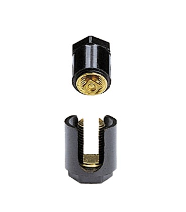 Borne anti-cisaillante écrou 6 pans - sans pattes - 2x16 mm²