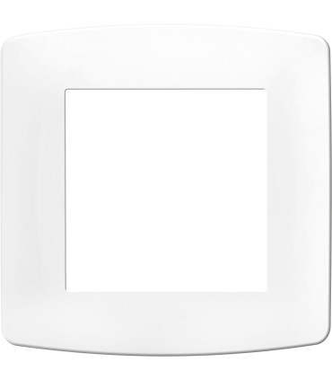 Plaque blanche 1 poste X 50 Pieces Eur'ohm Esprit