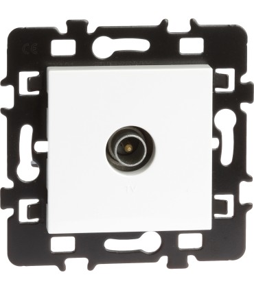 Prise TV + Enjoliveur Eur'ohm Esprit