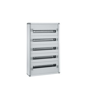 Coffret distribution métal XL³ 160 - tout modulaire - 5 rangées - 900x575x147