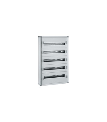 Coffret distribution métal XL³ 160 - tout modulaire - 5 rangées - 900x575x147