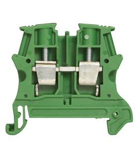 Bloc jonction Viking 3 à vis 1 jonc 1entrée/1 sortie - pas 6 - vert