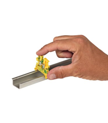 Bloc jonction Viking 3 pour cond de protect pied métal - rail sym - pas 6