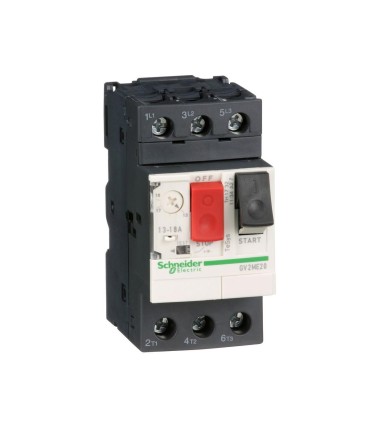 Disjoncteur moteur 13 / 18A - 3P 3d - déclencheur magnéto-thermique