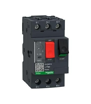Disjoncteur moteur 9 / 14A - 3P 3d déclencheur magnéto-thermique