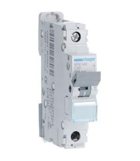 Disjoncteur 40A1P 6-10kA C- 1m