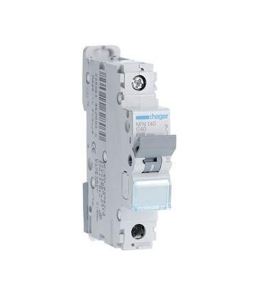 Disjoncteur 40A1P 6-10kA C- 1m