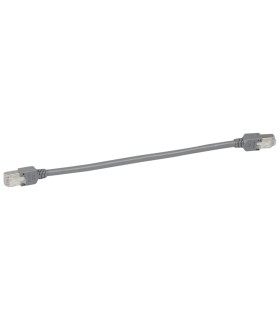 Cordon souple multimédia S/FTP pour module de brassage - longueur 0,2 m