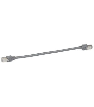 Cordon souple multimédia S/FTP pour module de brassage - longueur 0,2 m
