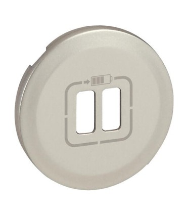 Prise USB Double complete Legrand Céliane Basalte Poudré
